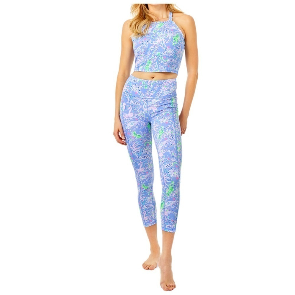 Lily Pulitzer Luxletic Letitia Bra Tank w/ UPF 50+ - Picture 2 of 4